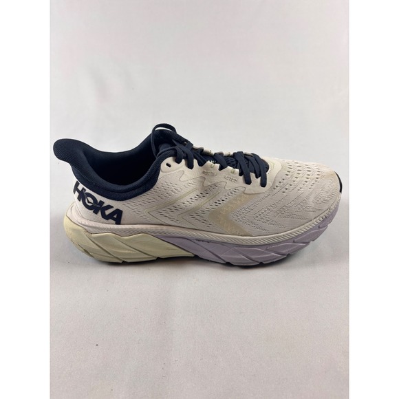 Hoka One One Shoes - Hoka Arahi 5 Womens Running Shoes White Blue Stability Sneakers SZ 9D